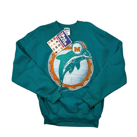 The Unbranded Brand Other - Vintage Miami Dolphins Sweatshirt USA Medium NOS Pullover